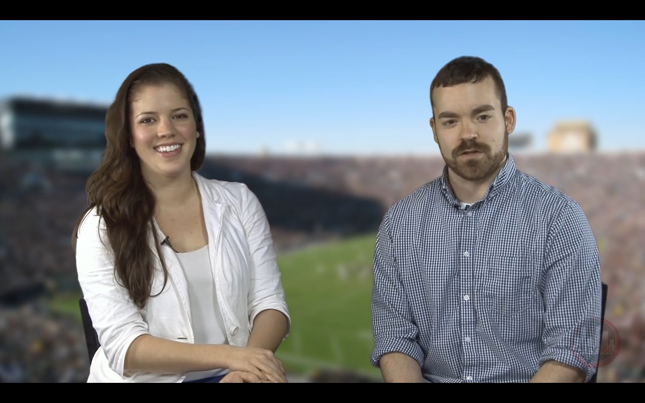 Derek and Bethany Recap this weeks Blue and Gold Sports