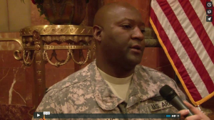 Justine Ward Visits The Wounded Warrior Seminar at the Indiana War Memorial